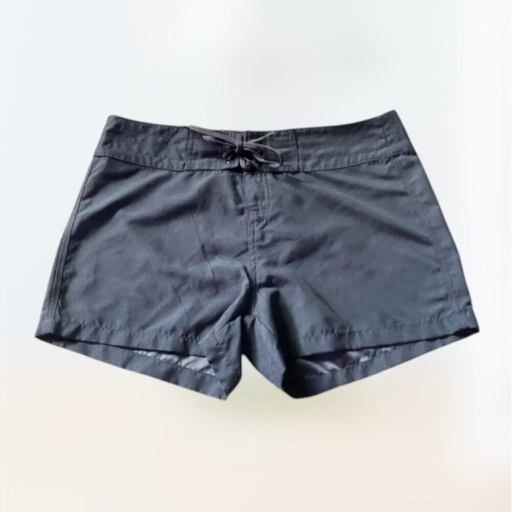 Y2k 2000s outdoorsy island escape blue athletic board shorts women's size 6